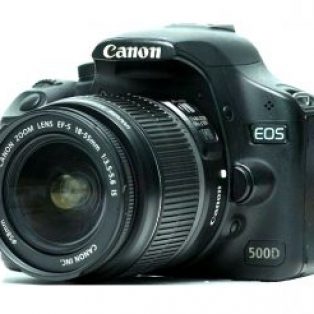 Jual Kamera Canon Eos 500D + Lensa 18-55mm