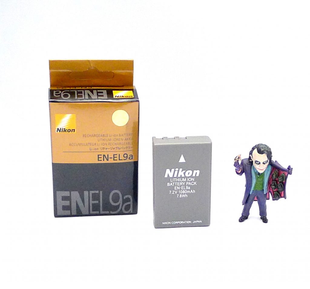 jual baterai original nikon en-el9a