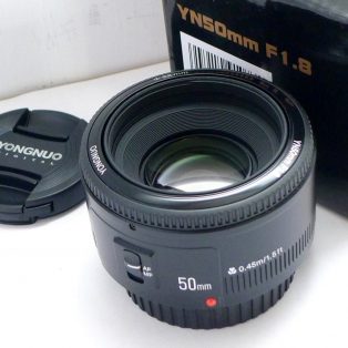 Jual Lensa Fix Yongnuo 50mm f1.8 for Canon ( Baru )