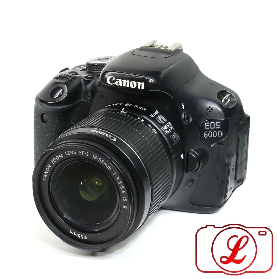 Jual DSLR Canon 600D + Lensa Kit 18-55mm