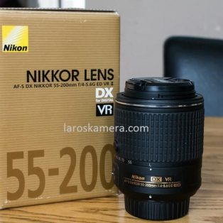 Jual Lensa Nikon 55-200mm VR2 Second