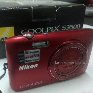 Jual Kamera digital Nikon Coolpix S3500 Second