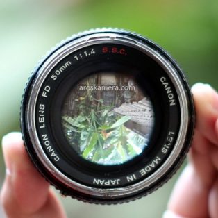 Jual Lensa Fix Canon 50mm f1.4 Manual Bekas